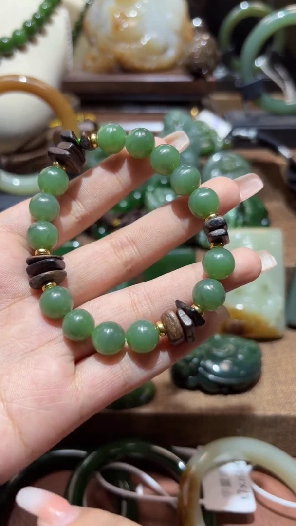 未镶嵌手串和田玉（碧玉）1