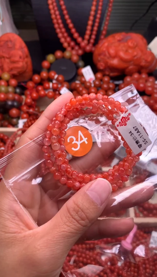 【闪购商品】南红玛瑙珠宝奇石未镶嵌34-4