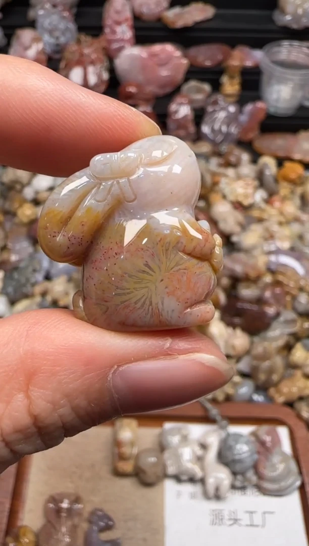 【闪购商品】硅化珊瑚（珊瑚玉）颈饰未镶嵌173