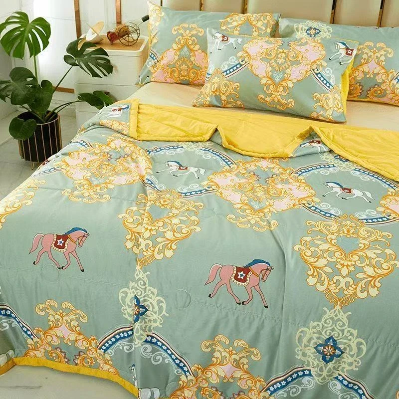 【15天试睡】皇家御马夏凉被空调被亲肤可机洗单人双人被子150*200A