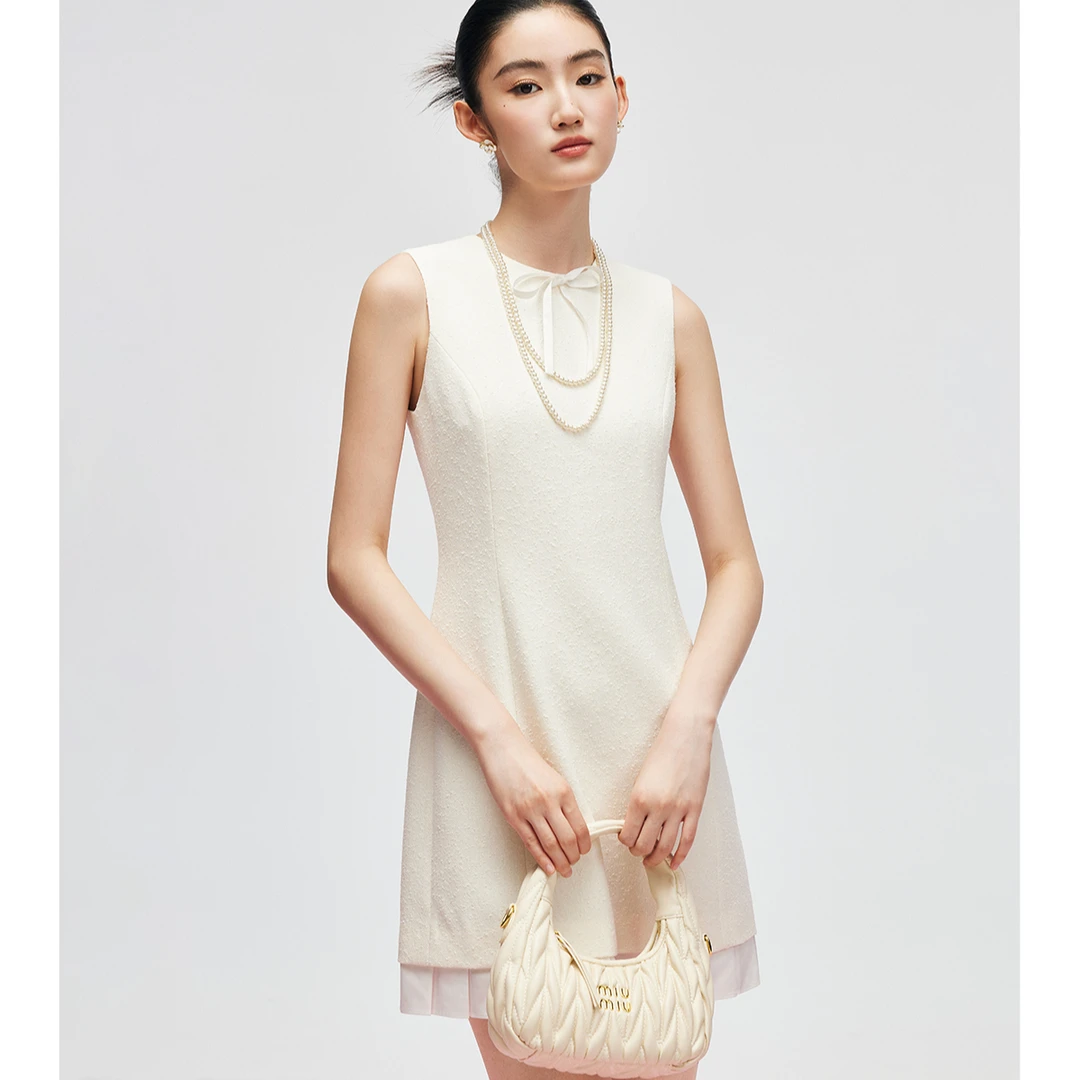 【诗语专属】MandyZhang气质连衣裙女夏无袖背心裙子MQZ5727