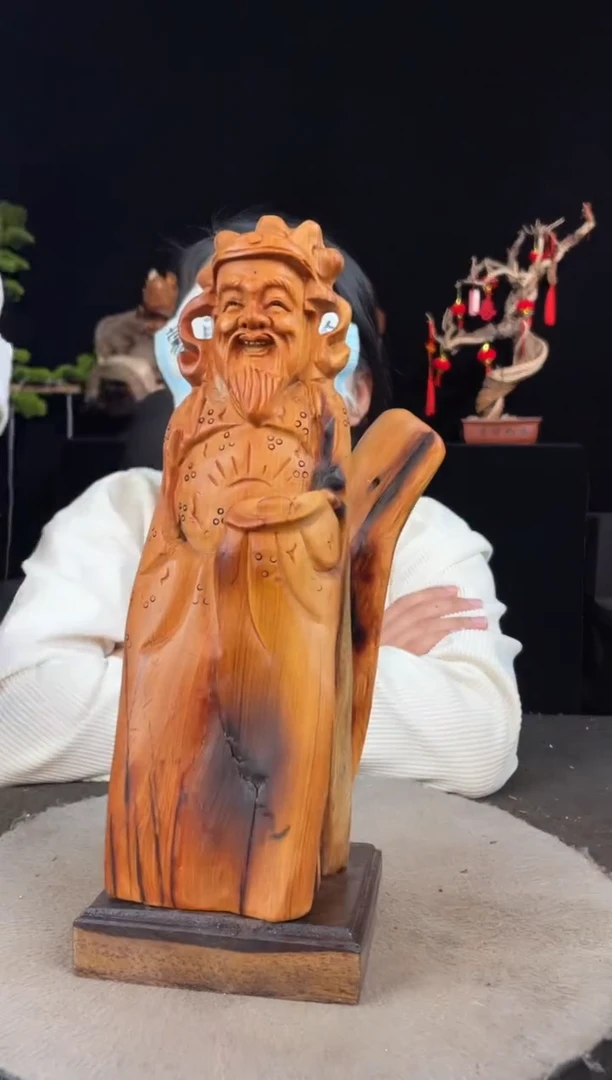【闪购商品】非洲檀香无事牌手工摆件,先抢先得!