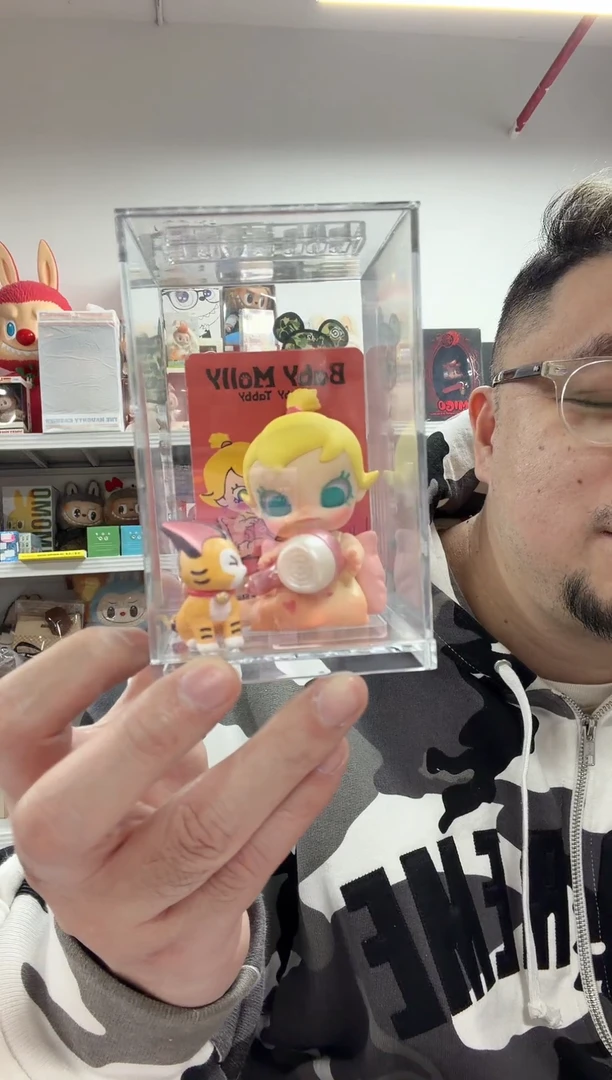 静态1带猫小娃一个带展示盒