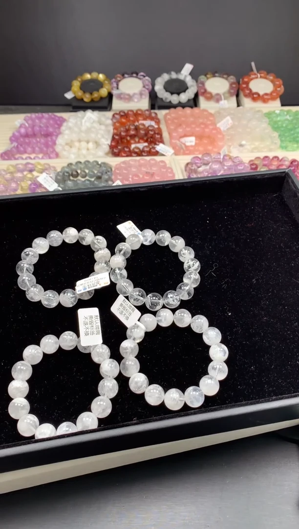 【闪购商品】水晶手链未镶嵌多样性发其一 8mm A93