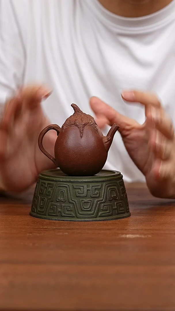 茶壶紫砂茄子壶茄子壶