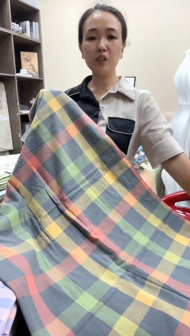 棉纯棉色织床单200*245 牛油果