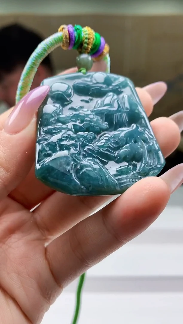 【闪购商品】翡翠颈饰未镶嵌5060ty-jj挂件3