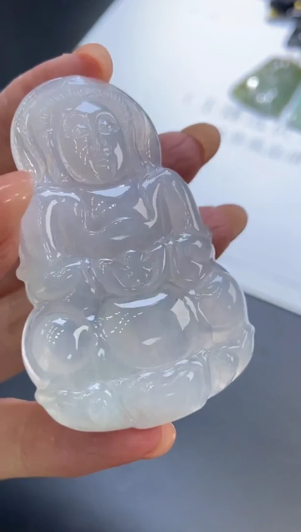未镶嵌挂件翡翠300852  多人