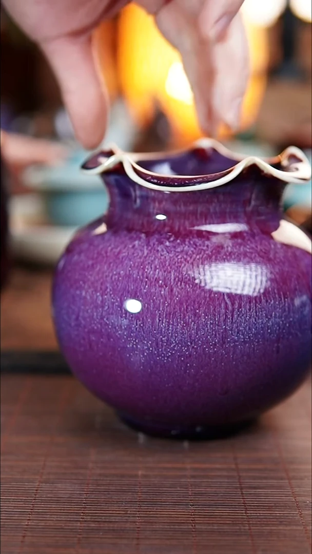 钧瓷花瓶 建水 何世超