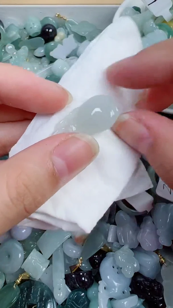 散珠翡翠666号链接，A货翡翠