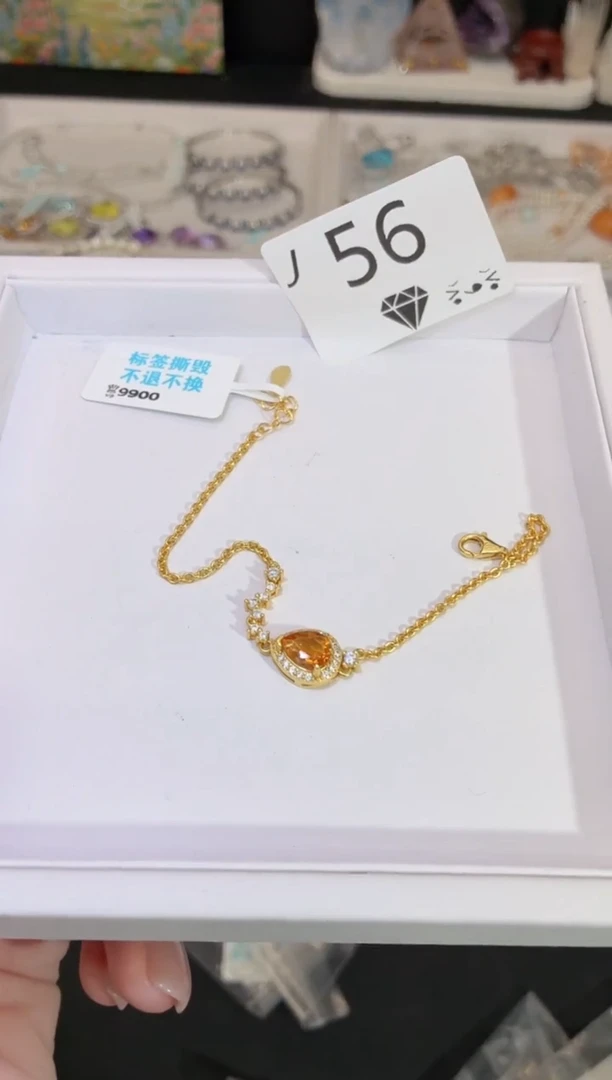 银S925镶嵌珠宝半成品水晶多样性发一J56