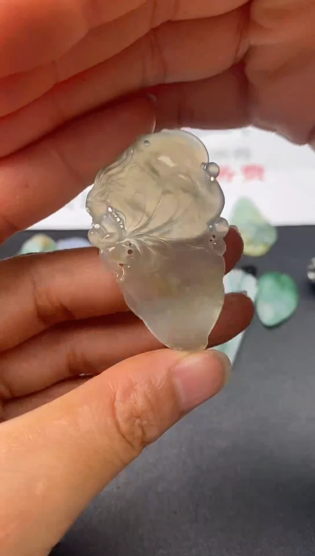 定制翡翠未镶嵌翡翠毛货多样性发货发其一