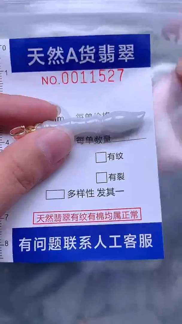 翡翠未镶嵌吊坠(不含链)1