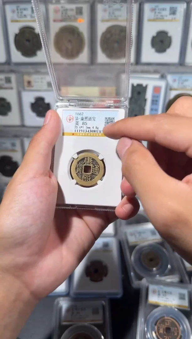 铜【齐泉】传世康熙通宝  罗汉式  4308