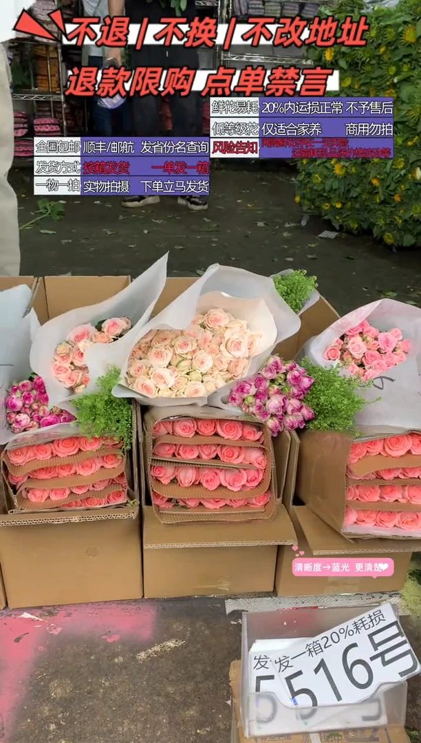 516号♥含20%耗损发一箱