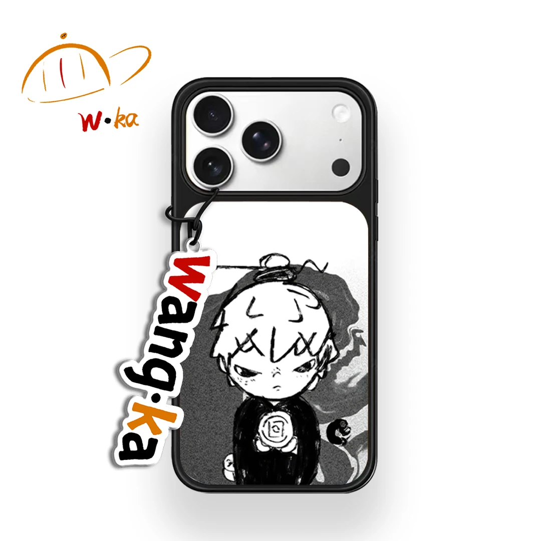 阴影男孩-AG磨砂磁吸适用于苹果17/16pro小米防摔防指纹手机壳