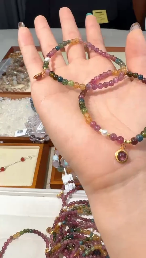 【闪购商品】碧玺手链未镶嵌A035碧玺提溜设计款