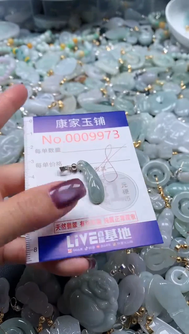 翡翠未镶嵌吊坠(不含链)9973