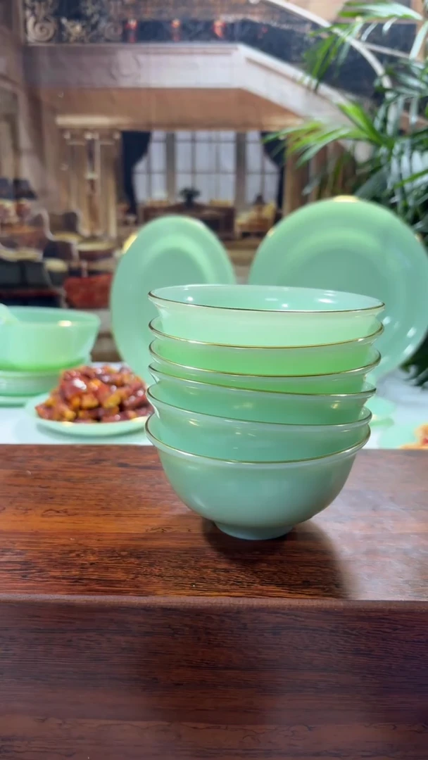 【闪购商品】... 4.5英寸玉瓷碗6个口径11.5厘米