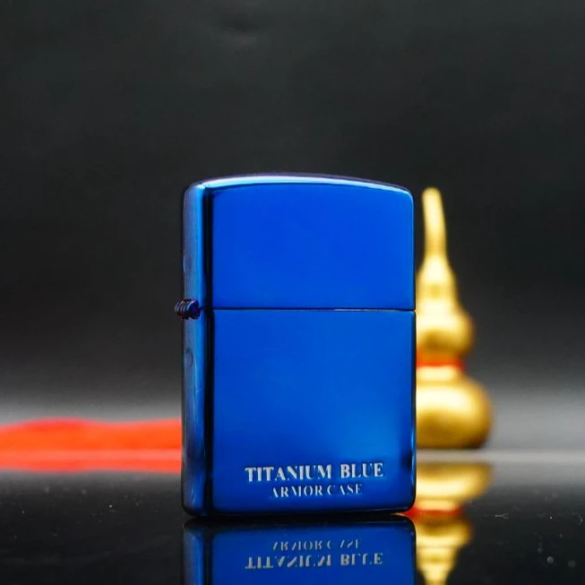 ZIPPO/之宝打火机XF盔甲蓝钛DY9910DK
