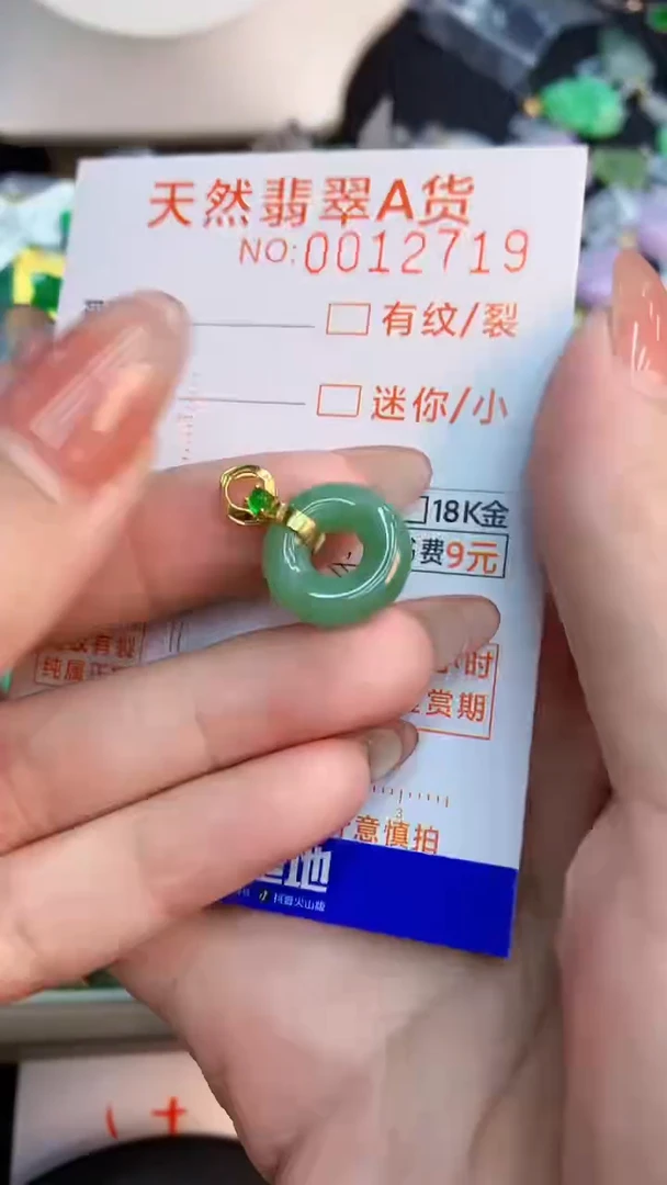 翡翠未镶嵌颈饰           1