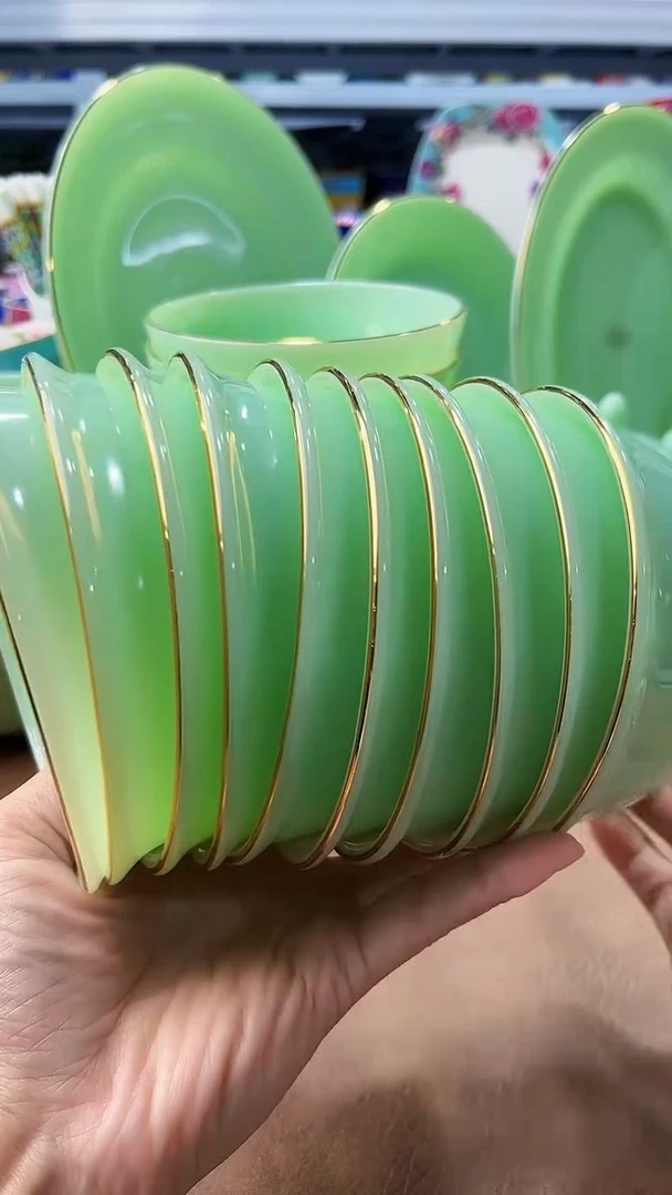 玉瓷4.5英寸饭碗10个景德镇餐具