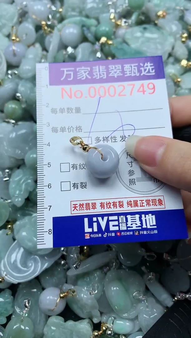 吊坠(不含链)未镶嵌翡翠2749