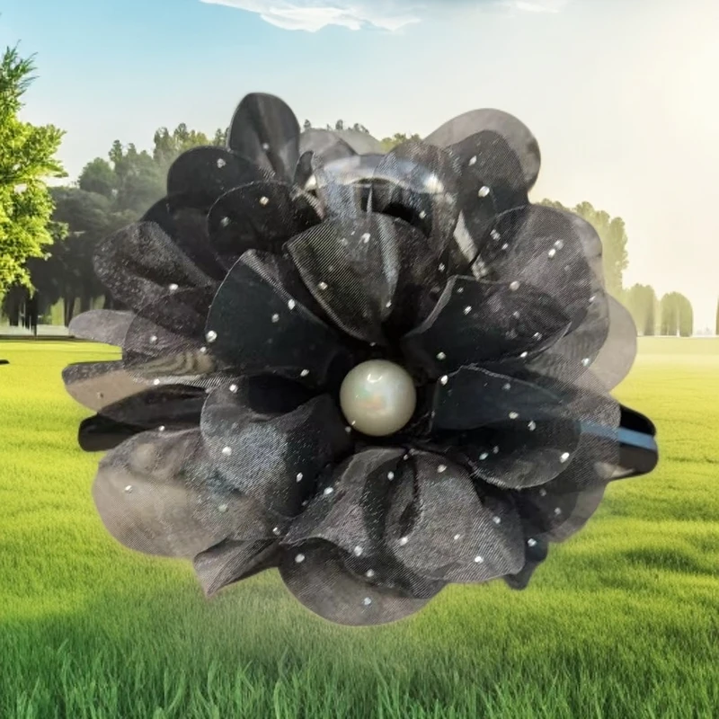 286 13cm满天星花朵抓夹