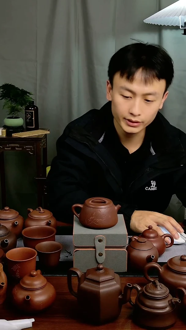 茶壶紫砂宜兴原矿紫砂作品颂金
