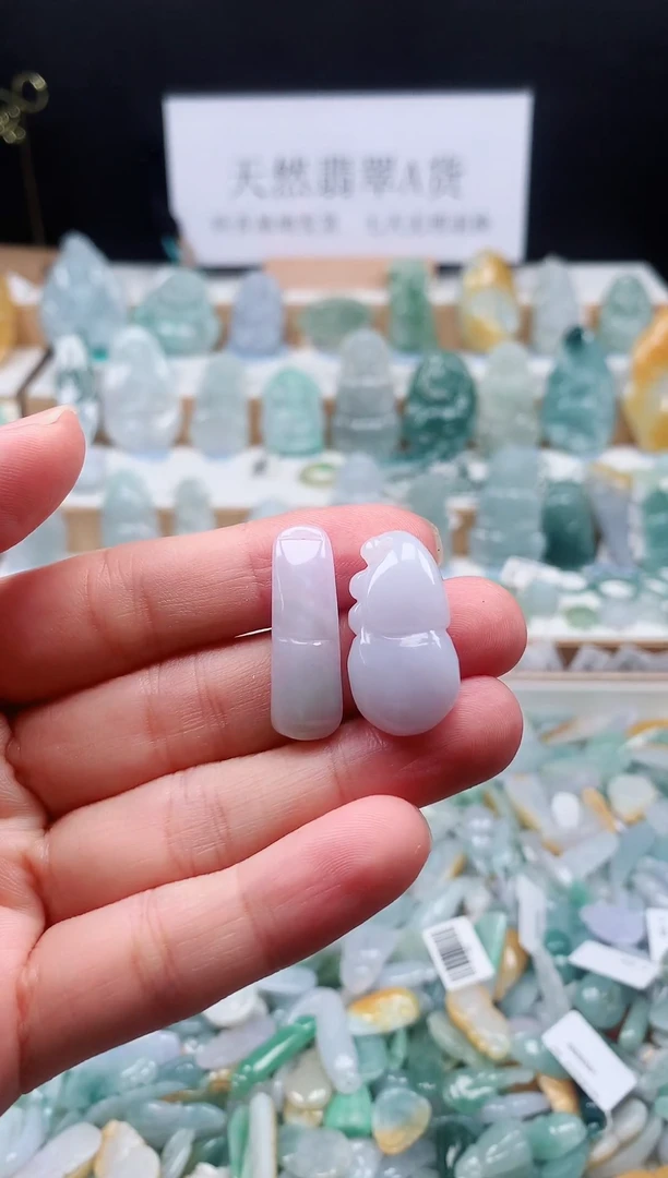翡翠未镶嵌吊坠(不含链)14竹节 葫芦