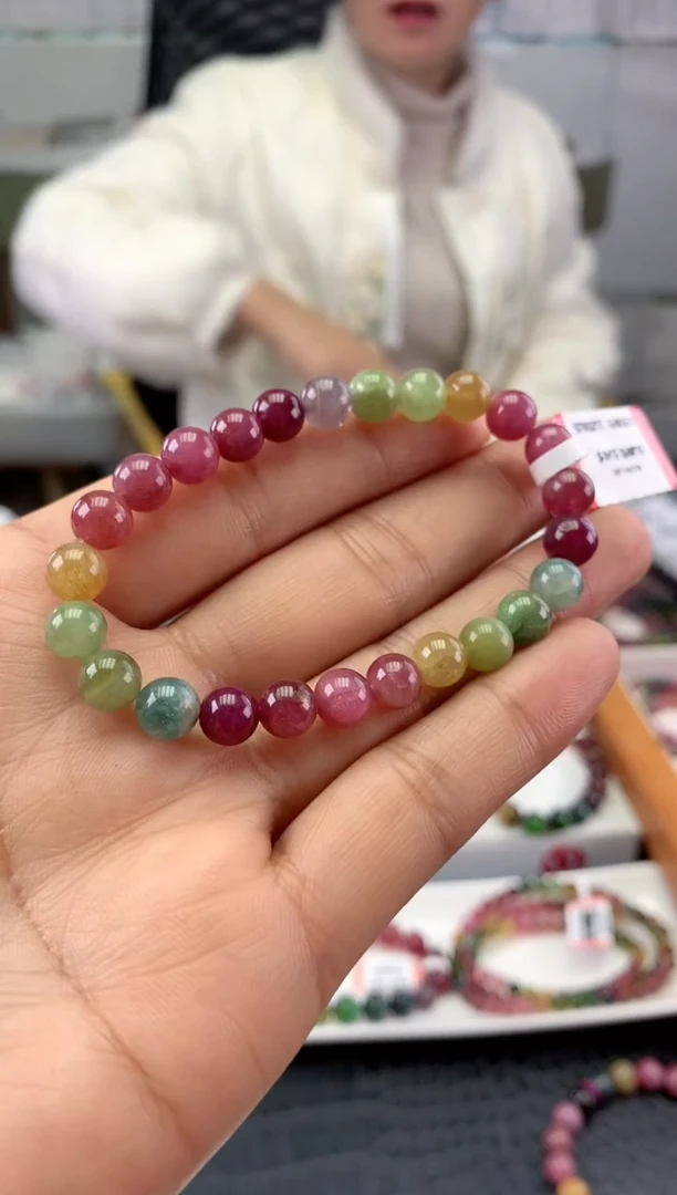 未镶嵌手串碧玺 多样性发一条