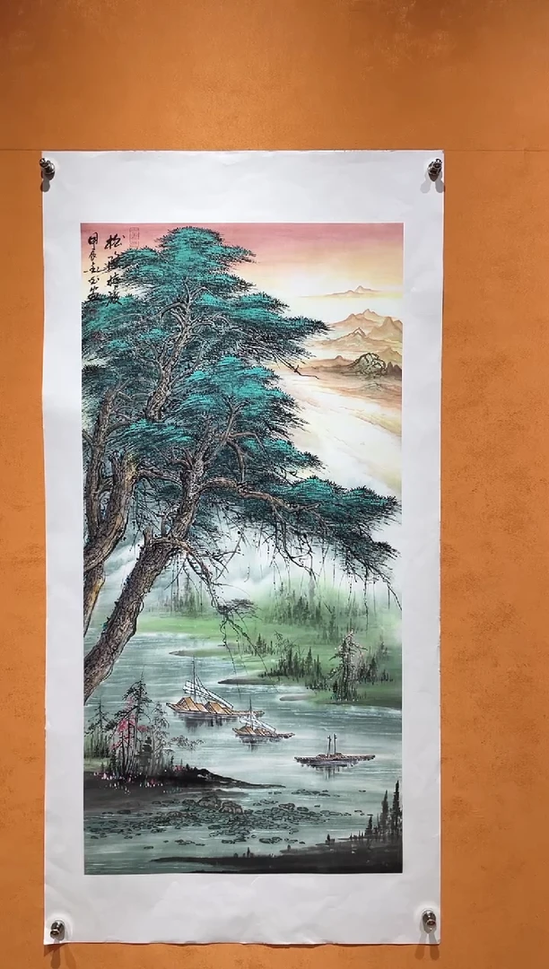 国画刘金玉老师亲笔手绘