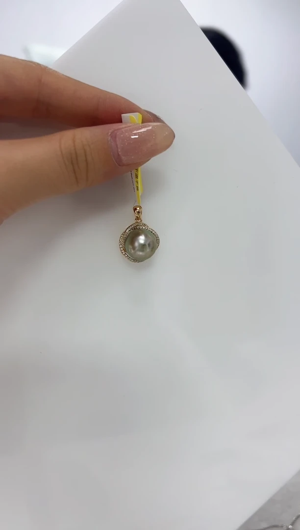 【闪购商品】海水珍珠DA银S925镶嵌吊坠 V3336