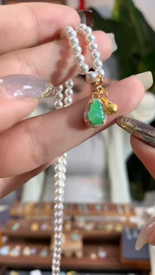 【闪购商品】翡翠银S925镶嵌吊坠(不含链)吊坠