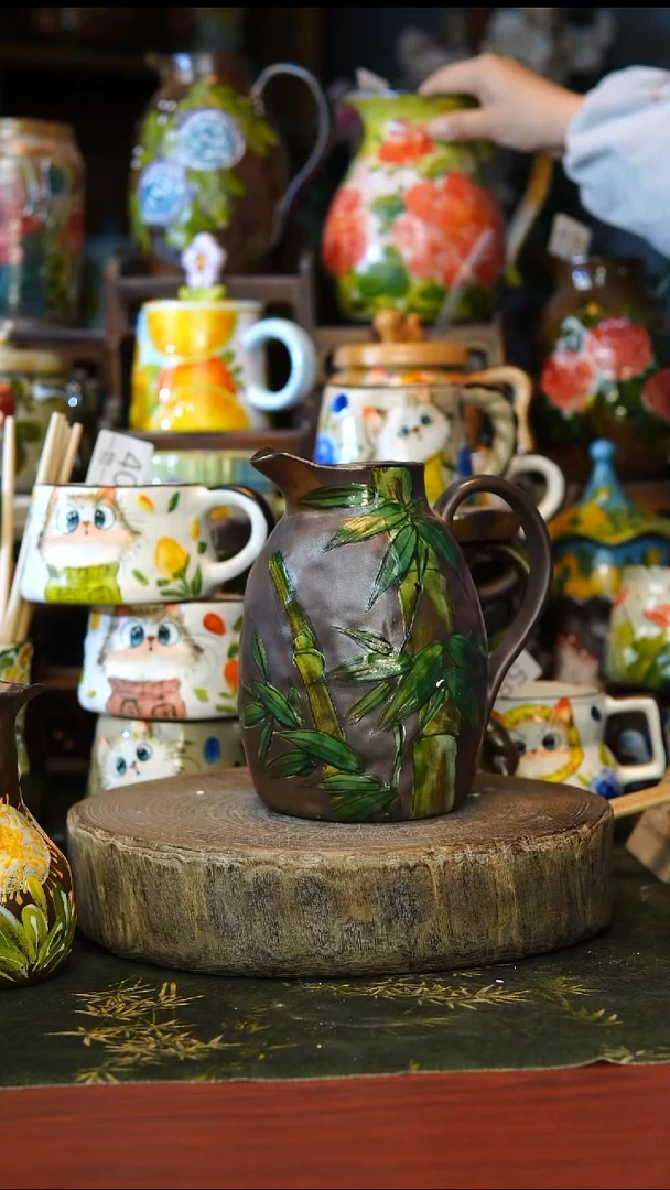 陶瓷77景德镇手工手绘釉下彩