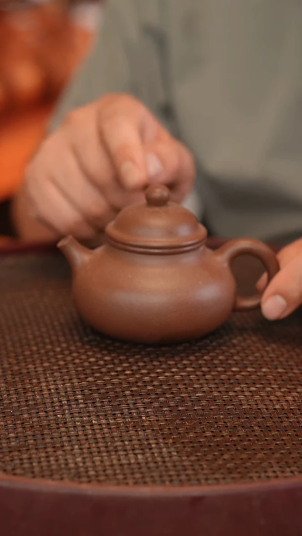 茶壶紫砂原矿手工制作底崩