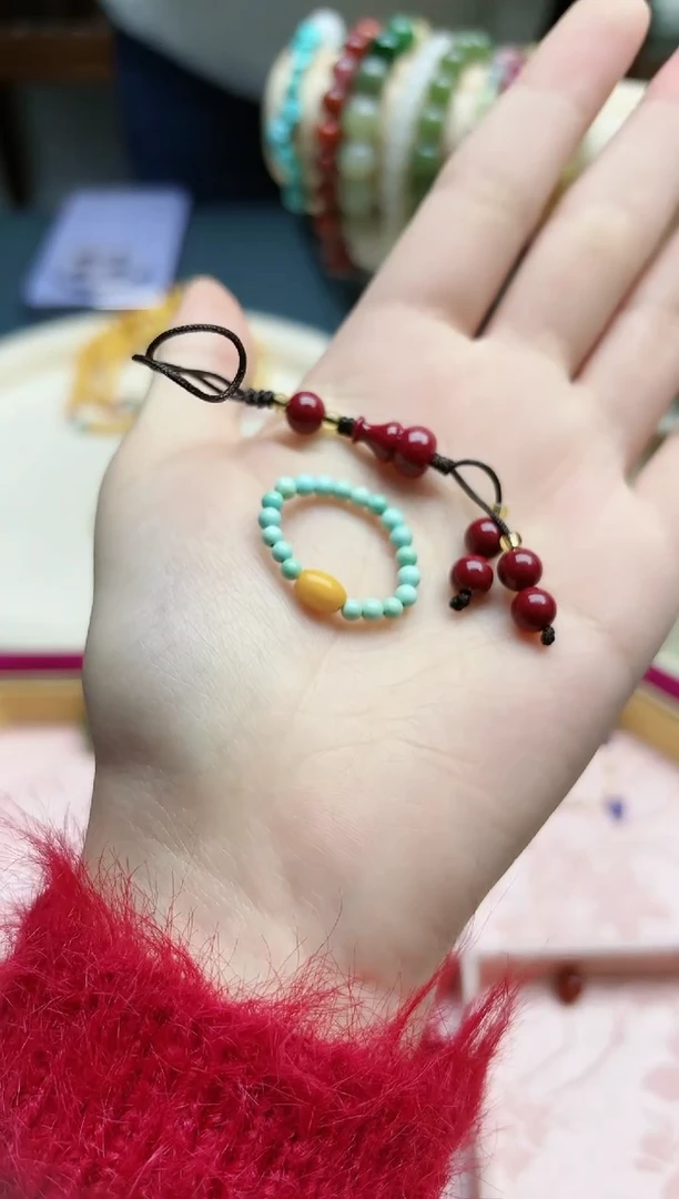 【闪购商品】蜜蜡裸石未镶嵌蜜蜡米粒珠戒指*1 XSQ