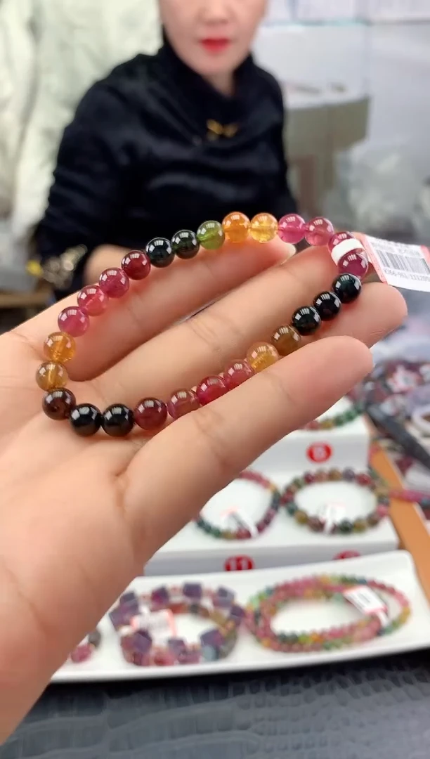 未镶嵌手串碧玺多样性发一条