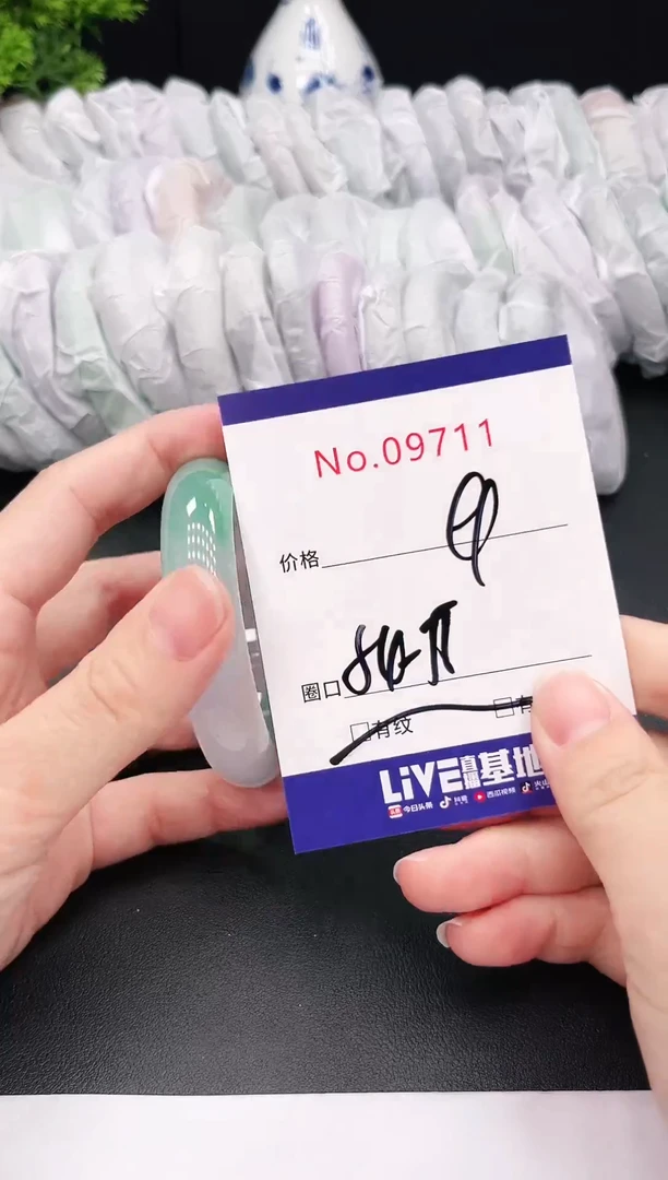 未镶嵌手镯翡翠9711
