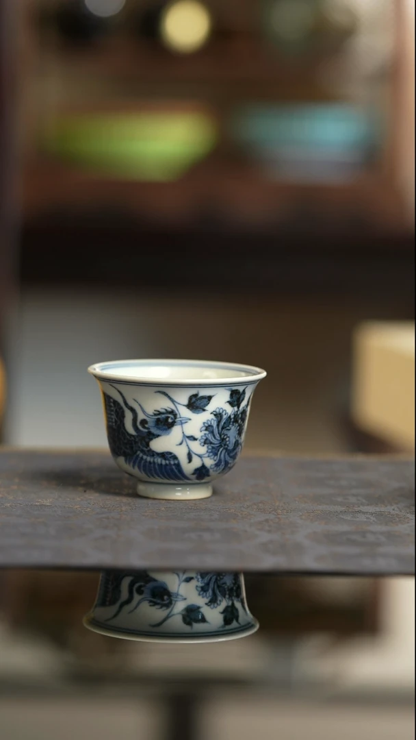 【闪购商品】明续幽蓝凤凰主人杯主人杯主人杯