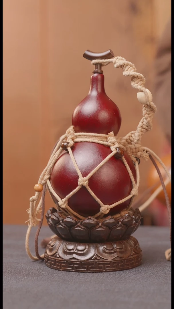 1472号链接精品大漆葫芦现货现发[一物一拍]不包含莲花底座