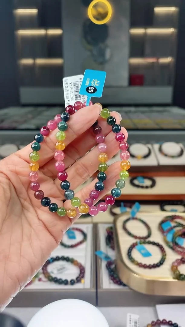 【闪购商品】碧玺单圈手串未镶嵌（多样性发一条）Q