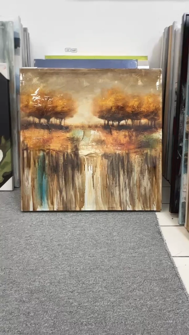 168现代艺术装饰画油画75*75
