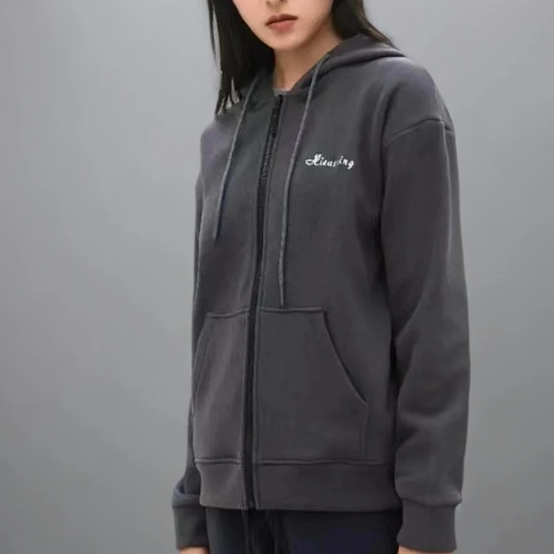 900克~秋冬连帽加绒加厚字母刺绣休闲运动卫衣4836