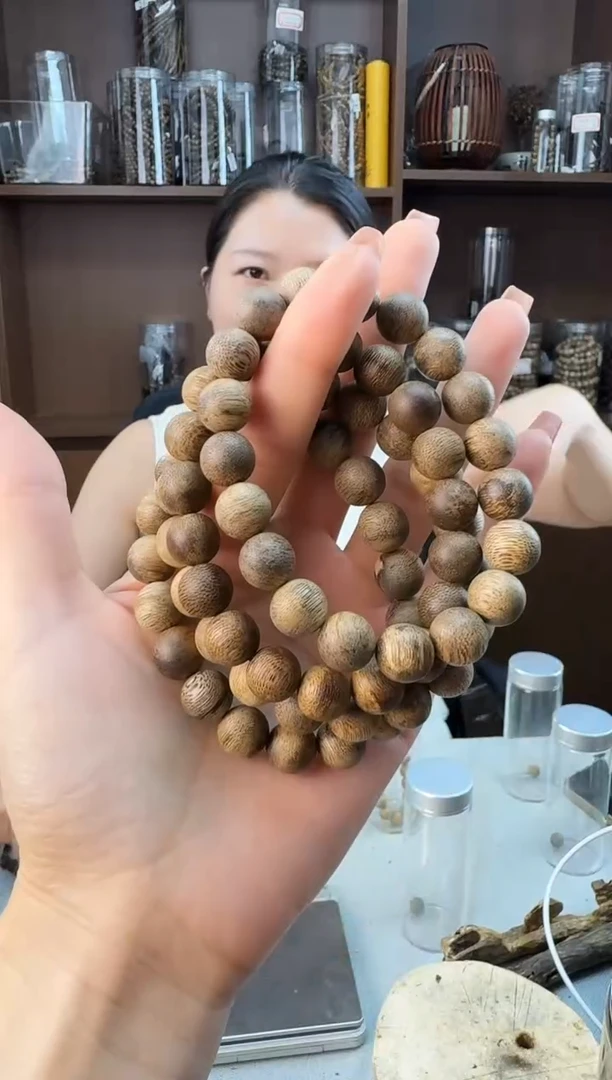 手串沉香1110菩萨其野料圆珠单圈多样性发一