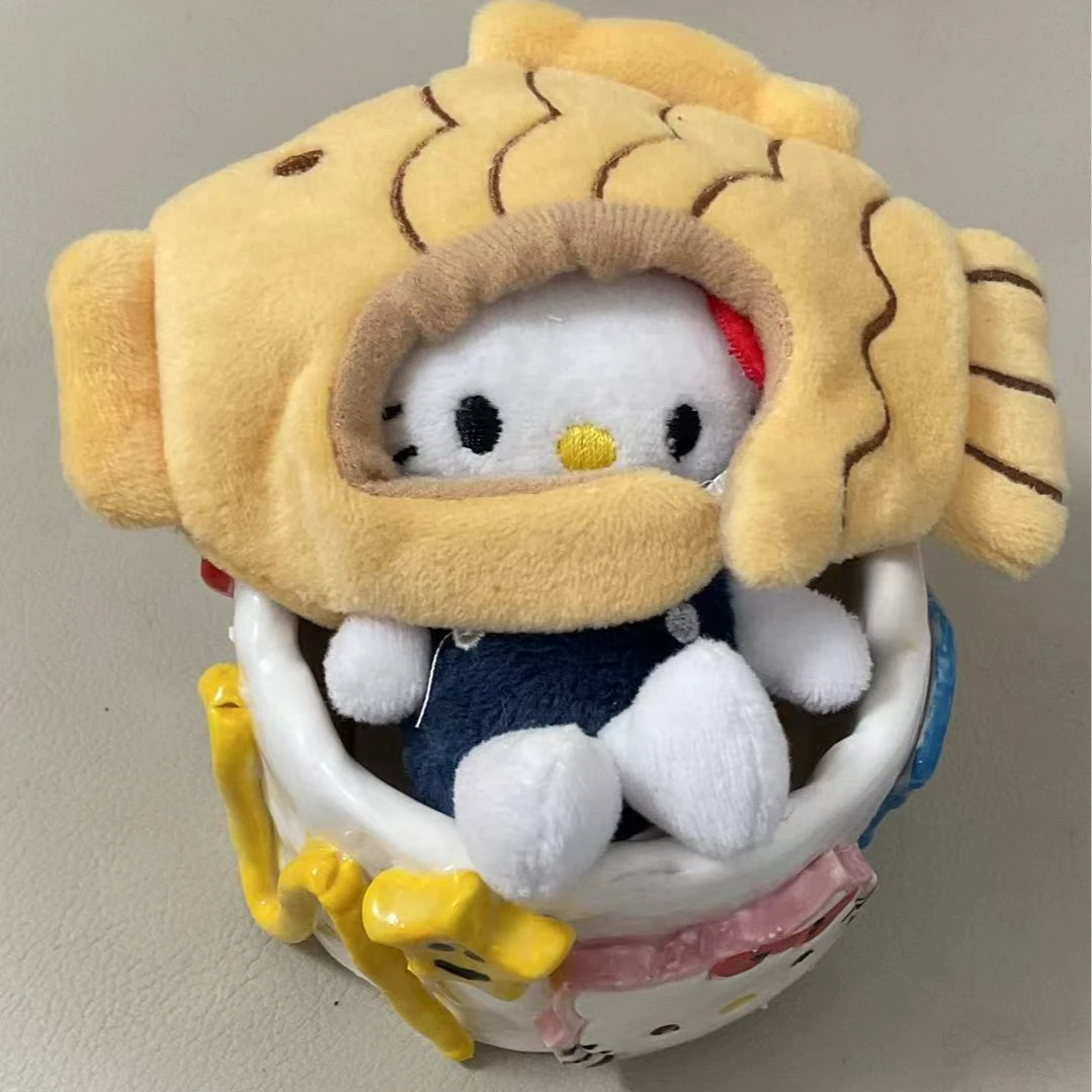 鲷鱼烧Kitty包包ins包包公仔小众钥匙扣kt儿童节hellokitty娃娃