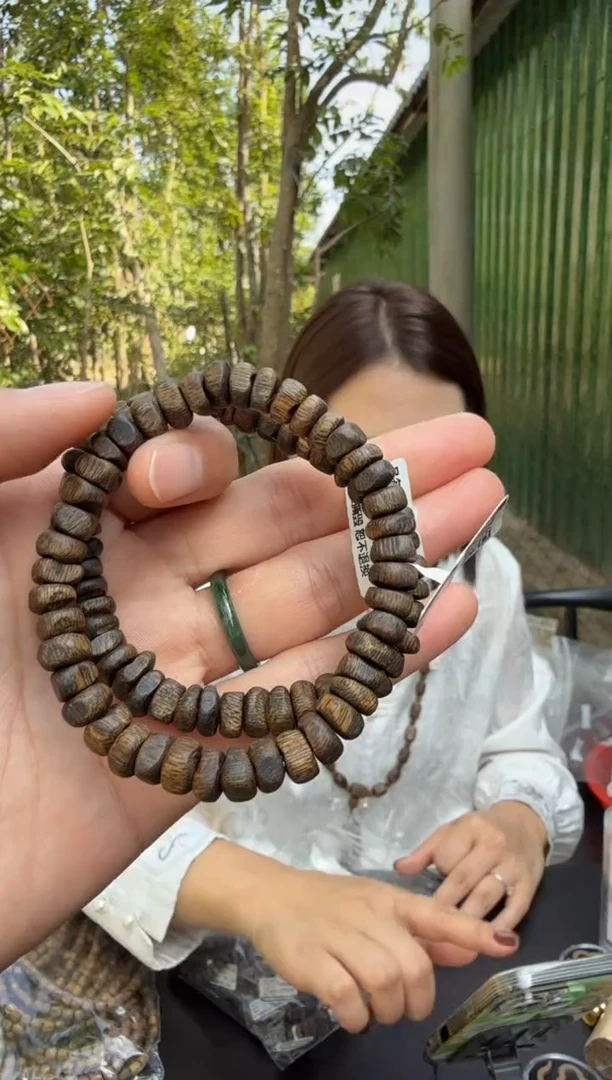 沉香手串9克紫罗兰沉水树钉手串多样性发货一条