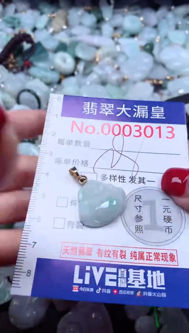 颈饰未镶嵌翡翠3013