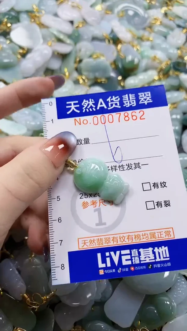 颈饰未镶嵌翡翠天然A货翡翠