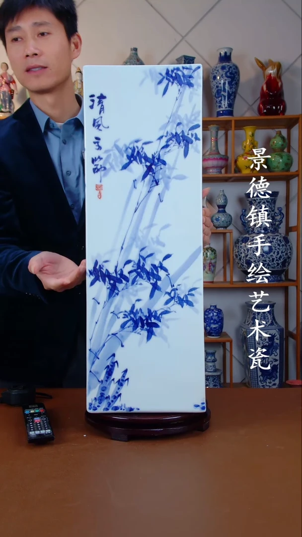 瓶景德镇手工手绘陶瓷摆件51
